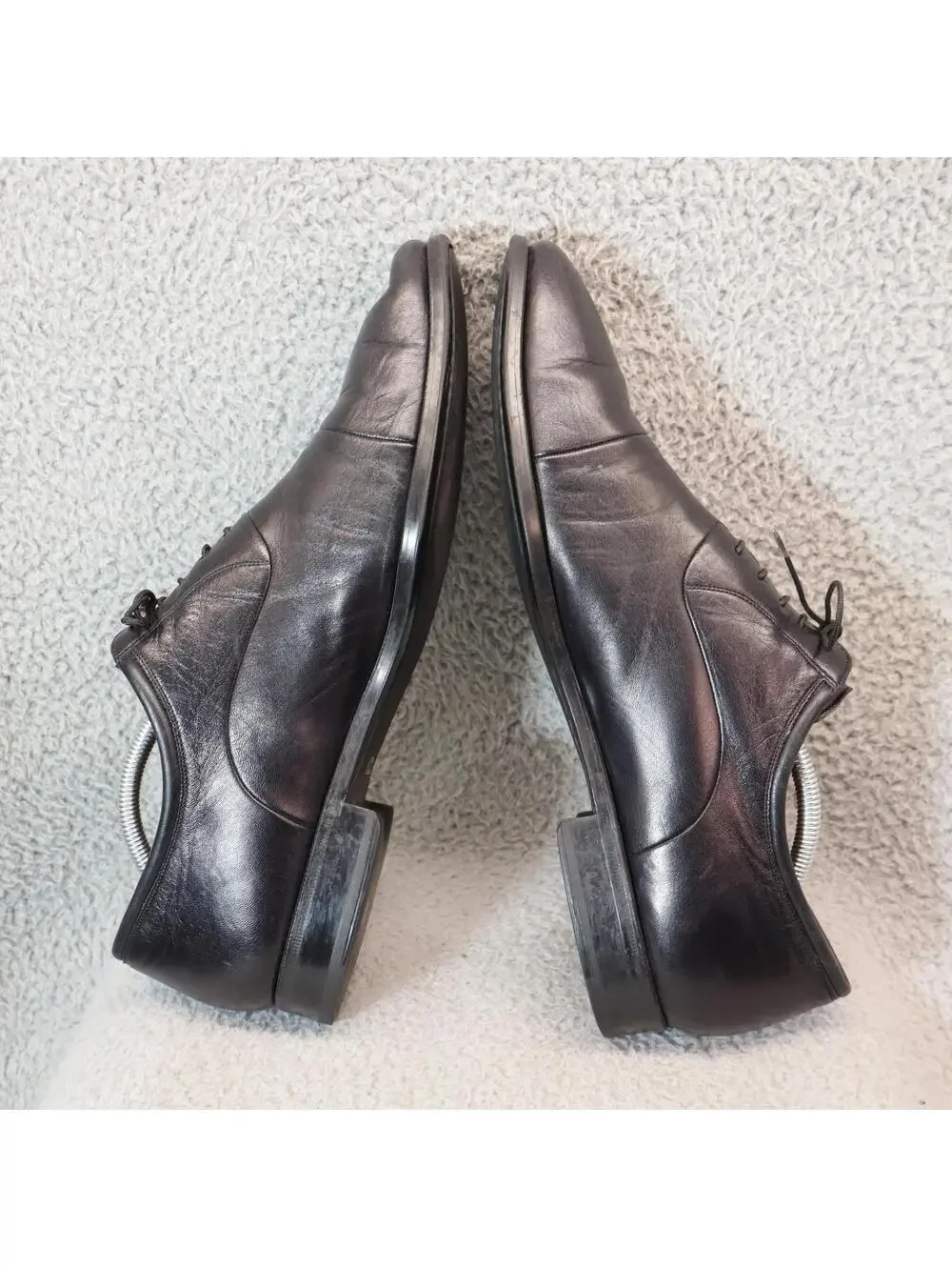 Magnanni Federico Mens 13 (D) Oxford Black Leather Cap 12654